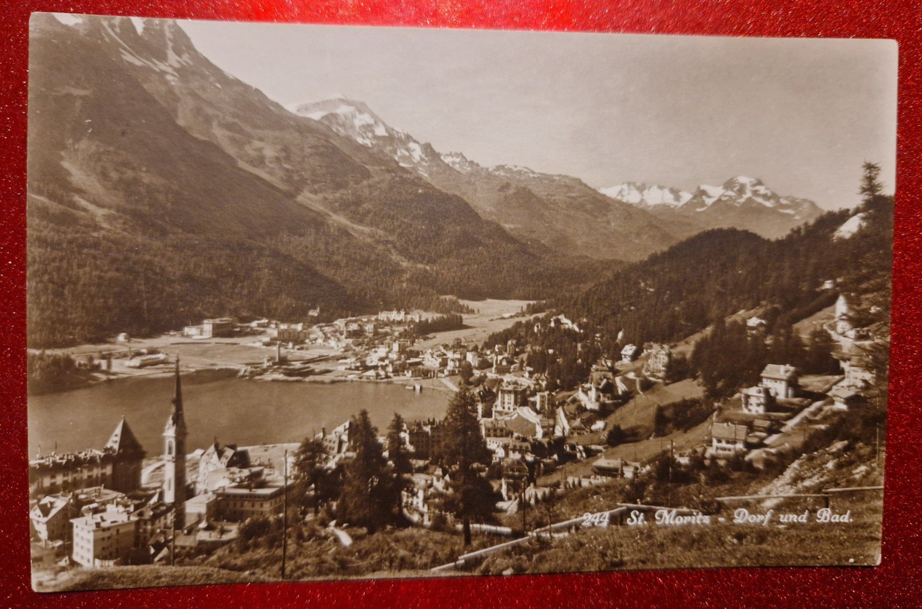 Cartoline postali: St. Moritz Dorf und Bad, Top – Nuovo (secondo la descrizione) da Melchnau venduto da Fishel