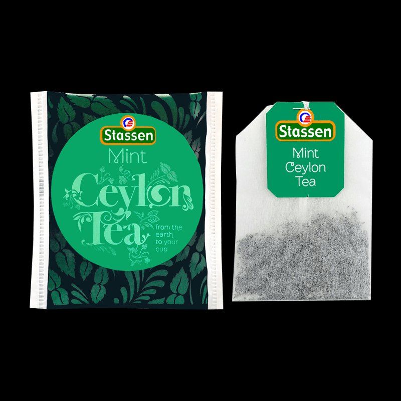Cibi & Specialità: Stassen - Mint Black Tea - Gastro-Teebeutel – Nuovo e nell'imballaggio originale da Gampelen venduto da Geschenkxy 3