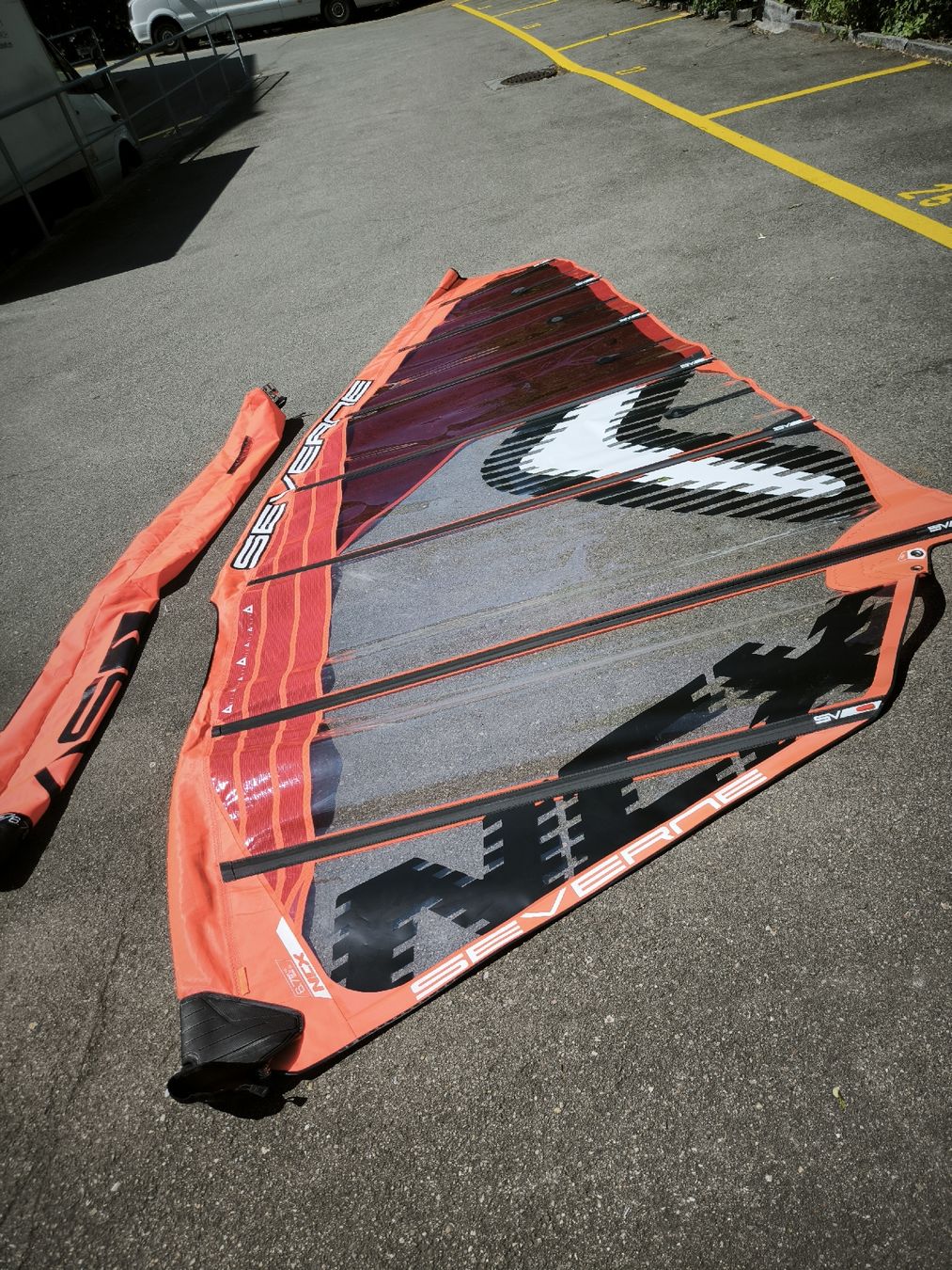 Surf: Windsurfsegel Severne NCX 6.7 m2 – Usato da Rümlang venduto da rapphi 3
