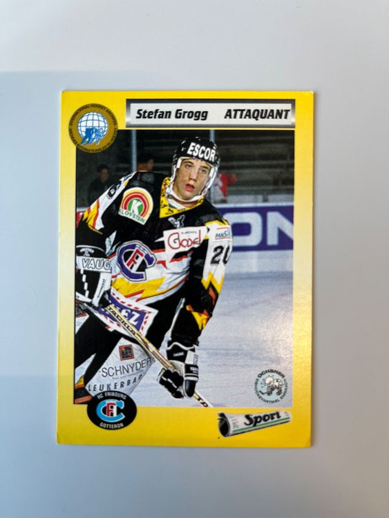 Hockey Stefan Grogg HCFG EHC Biel HC Bienne EVZ SCL Tigers (Gebraucht ...