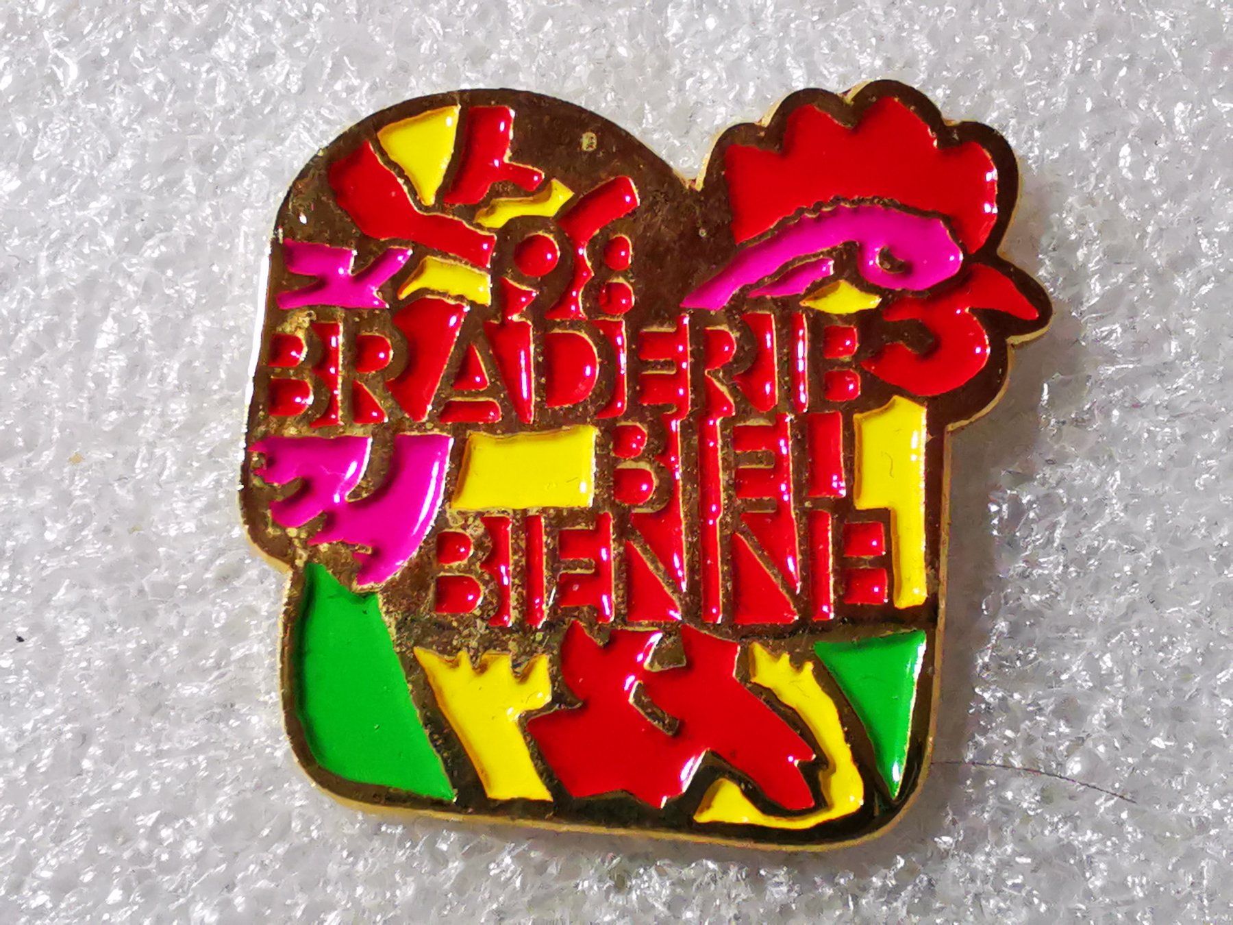 Placchette & Badge: Ansteckpin 161: Braderie Biel – Usato da Oppligen venduto da Pin-Fall-Shop