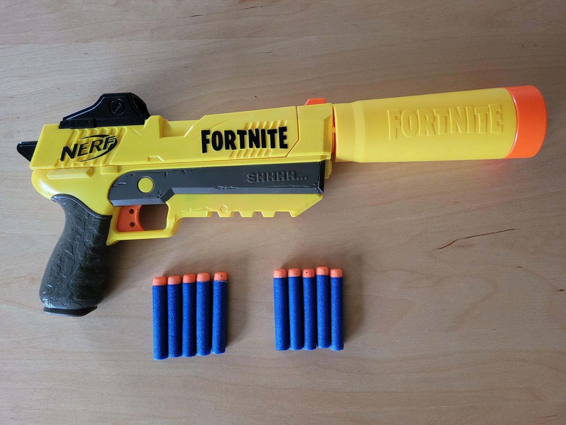Nerf Elite Fortnite SP-L Blaster gelb (Gebraucht) in Wiesendangen