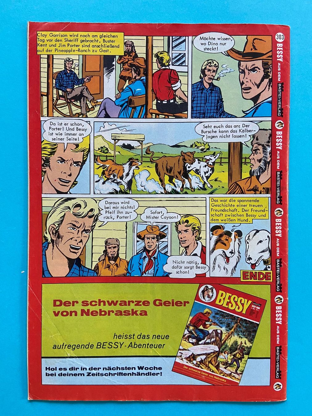 Fumetti: Comic Hefte Bessy 1970er Jahre Nr. 303 – Usato da Böckten venduto da Hansi36 2