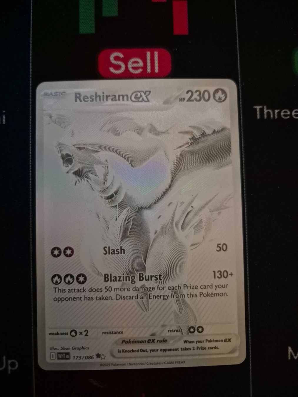 Pokémon Sammelbilder & Trading cards: Reshiram EX sehr Selten! – Neu (gemäss Beschreibung) aus Neuhausen von sou_t9p8