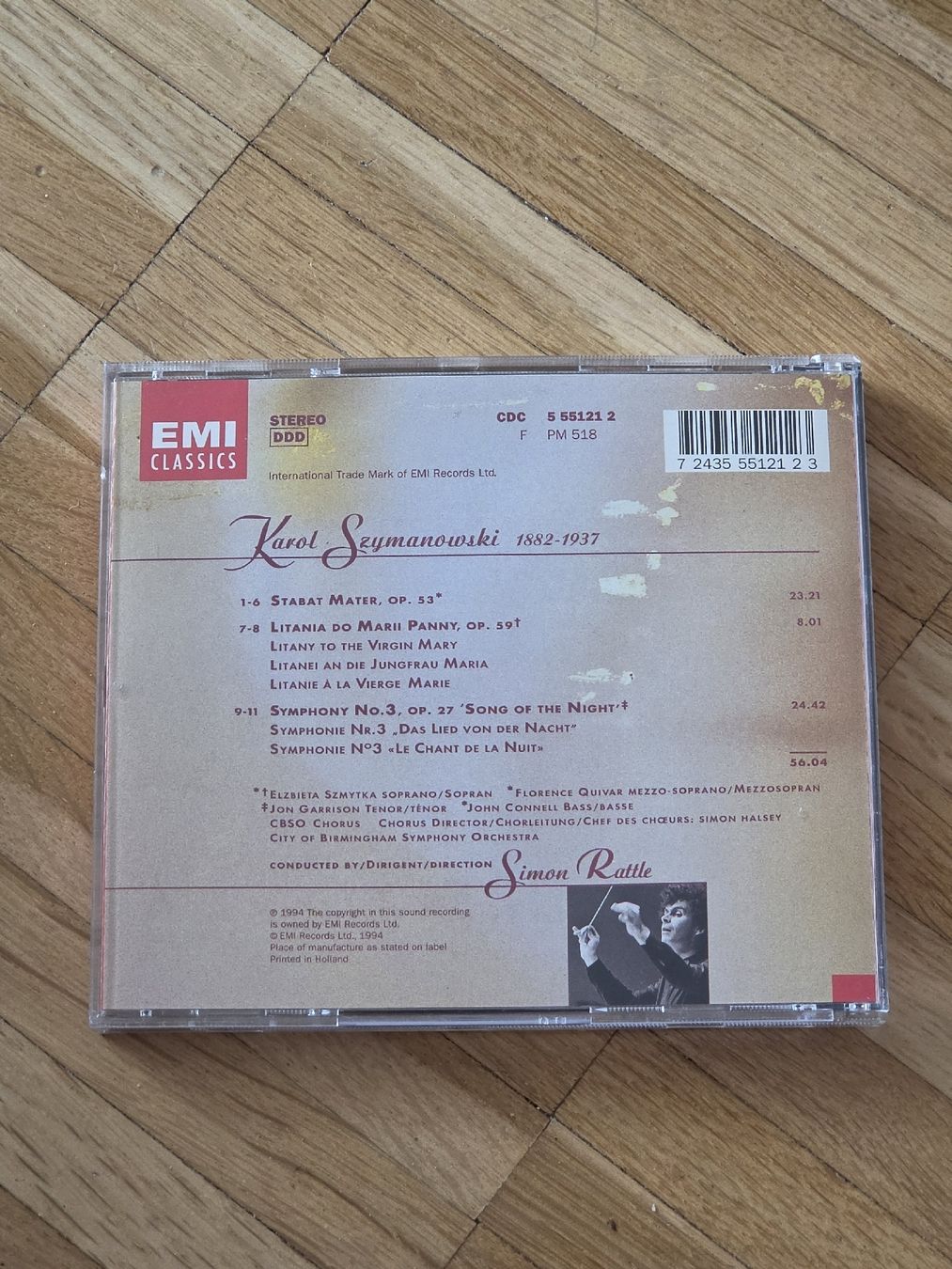 CDs: CD: Karol Szymanowski: Symphonie No.3, Simon Rattle – Gebraucht aus Aesch BL von immon 1