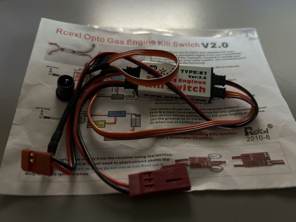 RCEXL Opto Kill Switch V2.0, NEU, für Modellbaumotoren (Neu und ...