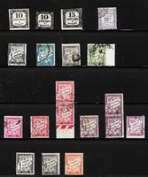 LOT FRANKREICH PORTOMARKEN TIMBRES TAXE ab 1859