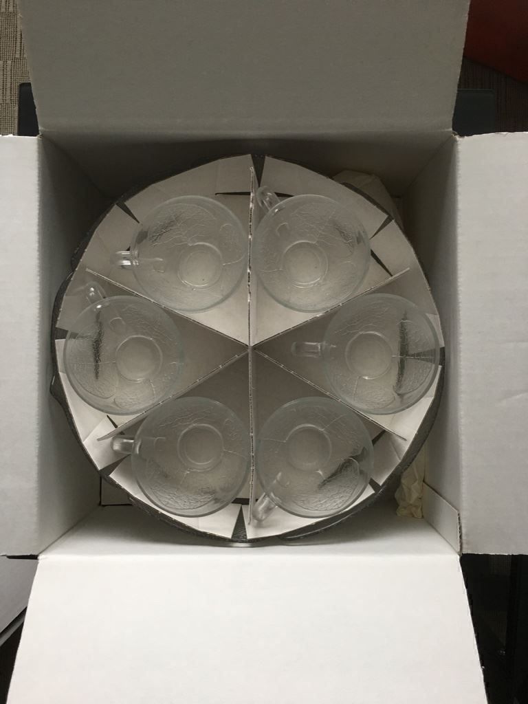 Bicchieri: Glas Punsch-Service – Nuovo e nell'imballaggio originale da Suhr venduto da Niti66 5