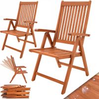2 Klappstühle aus Eukalyptus FSC®-zertifiziert