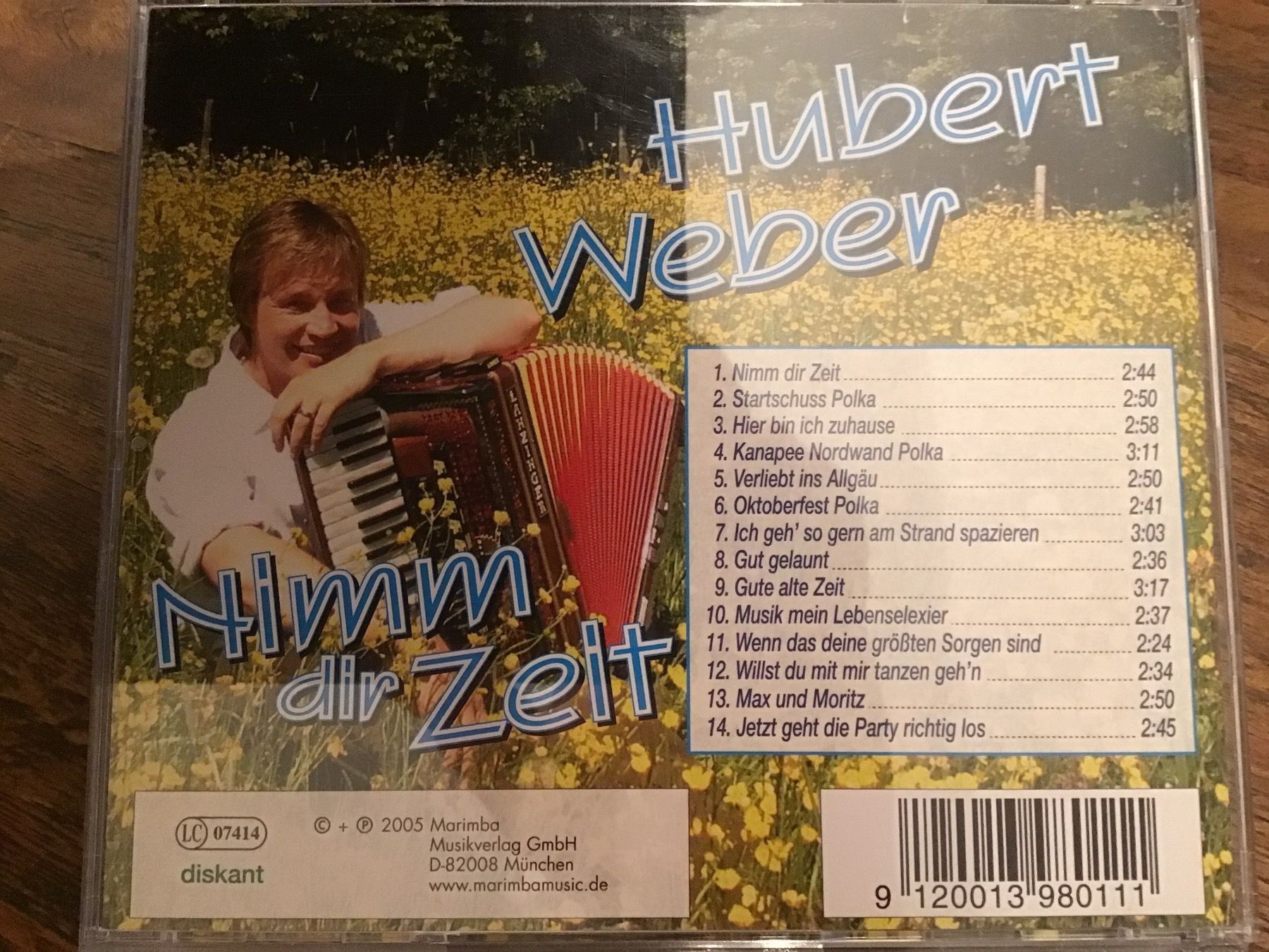CD: Hubert Weber "Nimm dir Zeit" CD signiert – Usato da Thierachern venduto da sweden08 1