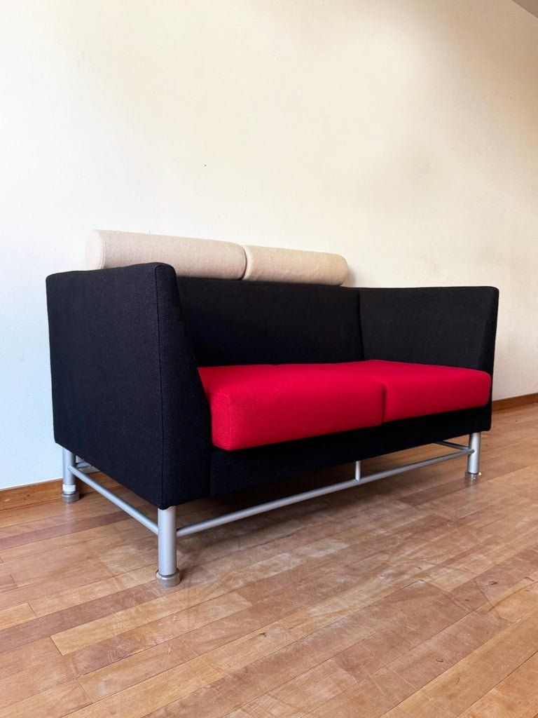 Knoll Sofas: Sottsass Memphis Knoll 80er Eastside 2 Sofa + 1Lounge Sessel – Gebraucht aus Basel von PorcelainKitten 8