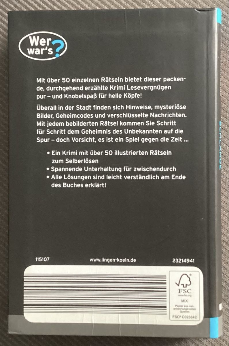 Livres: Rätselkrimi, 50 Rätsel – D'occasion à Reinach BL par Linda013 1