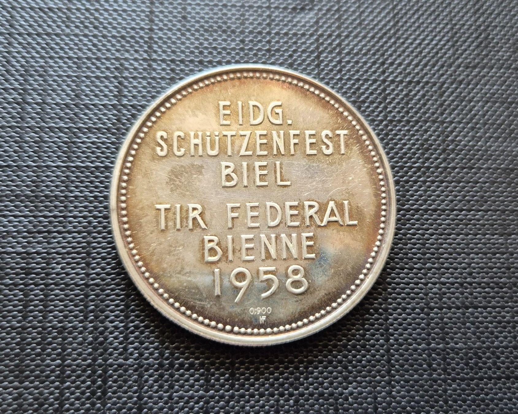 Medaglie: EIDG. SCHÜTZENFEST BIEL 1958 – Usato da Zürich venduto da brinkosos 1