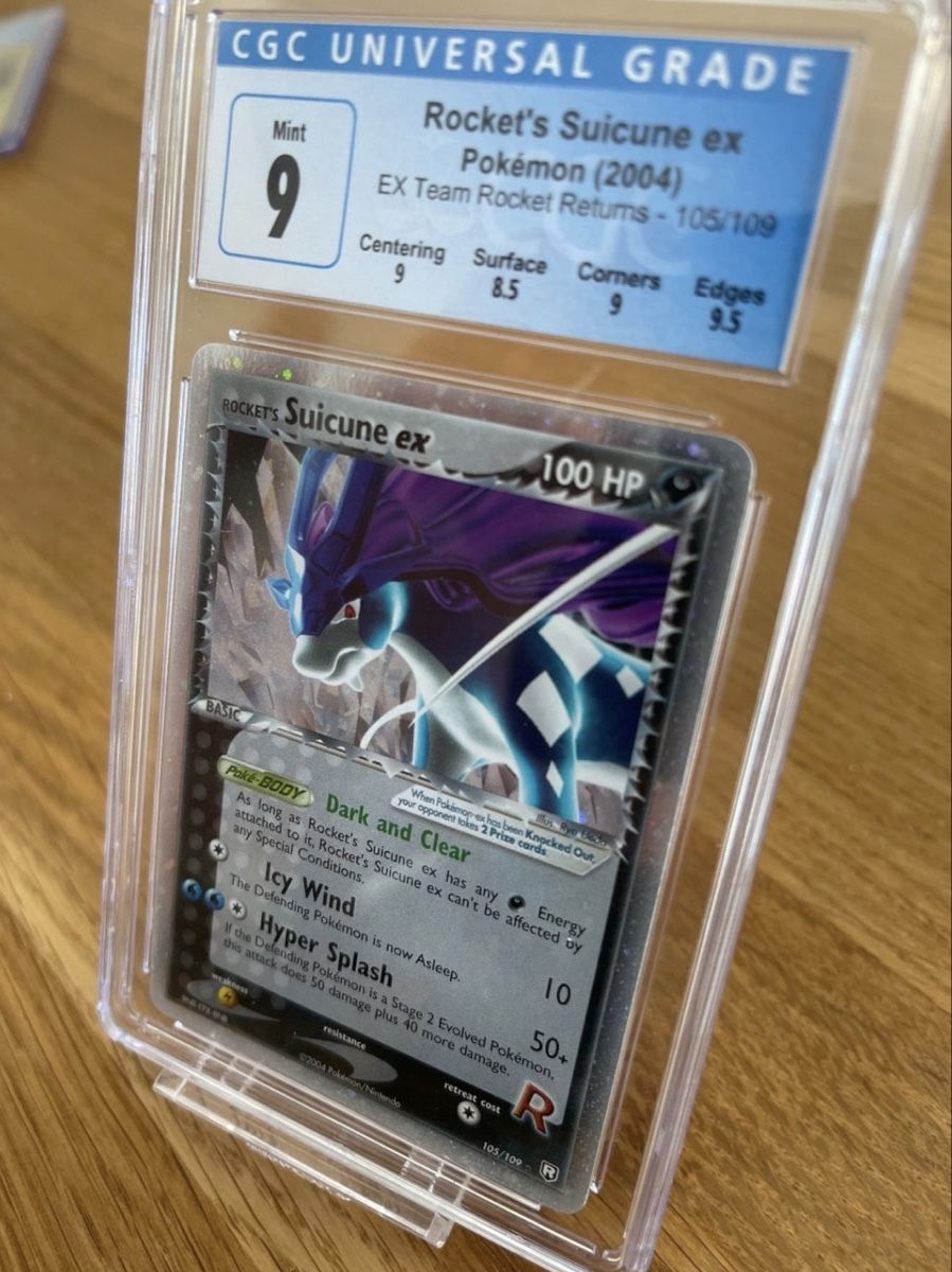 Pokémon Carte collezionabili: Rocket's Suicune ex, CGC 9, Top Zustand – Usato da Winterthur venduto da ale_6z2f 2