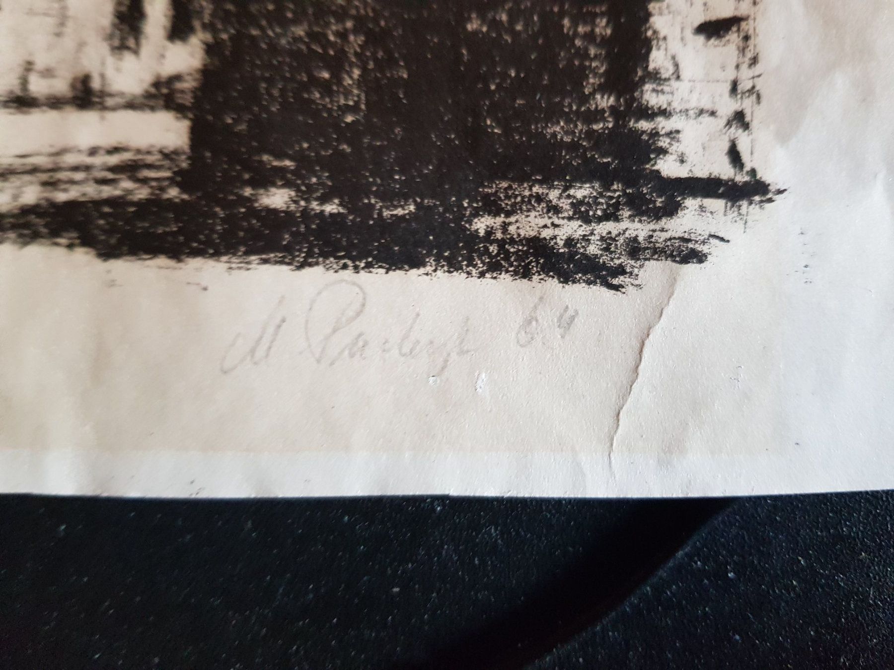 Grafica & Litografie: Autolithografie Zeichnung Bild Barbakan – Usato da Walterswil BE venduto da Lonitti 5