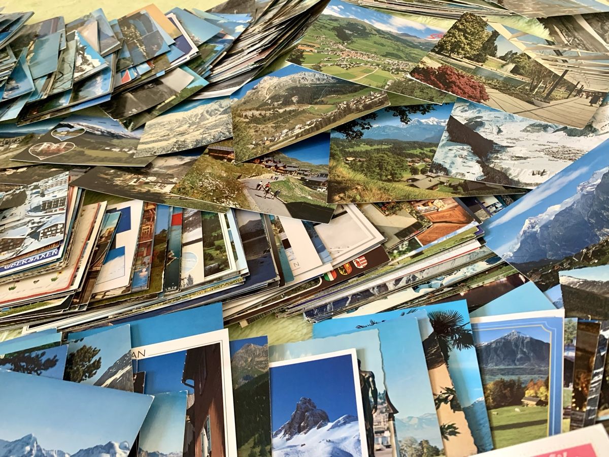 Cartoline postali: XXL Konvolut Schweizer Ansichtskarten, über 1600 Stk. – Usato da Wallisellen venduto da Died 6