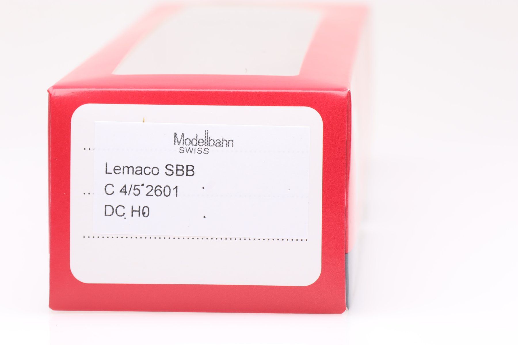 Lemaco Modelleisenbahnen: Lemaco SBB C 4/5 2601 DC, H0 – Gebraucht aus Ried (Muotathal) von Modellbahn.swiss 4