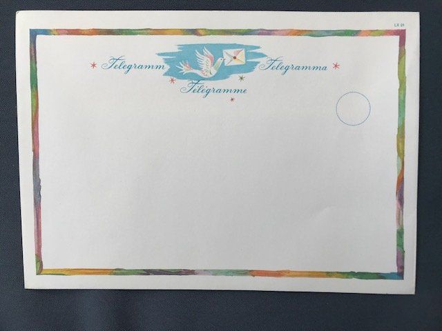 Documenti: PTT-Telegrammformulare - vintage – Nuovo (secondo la descrizione) da Niederscherli venduto da Lucia16 3