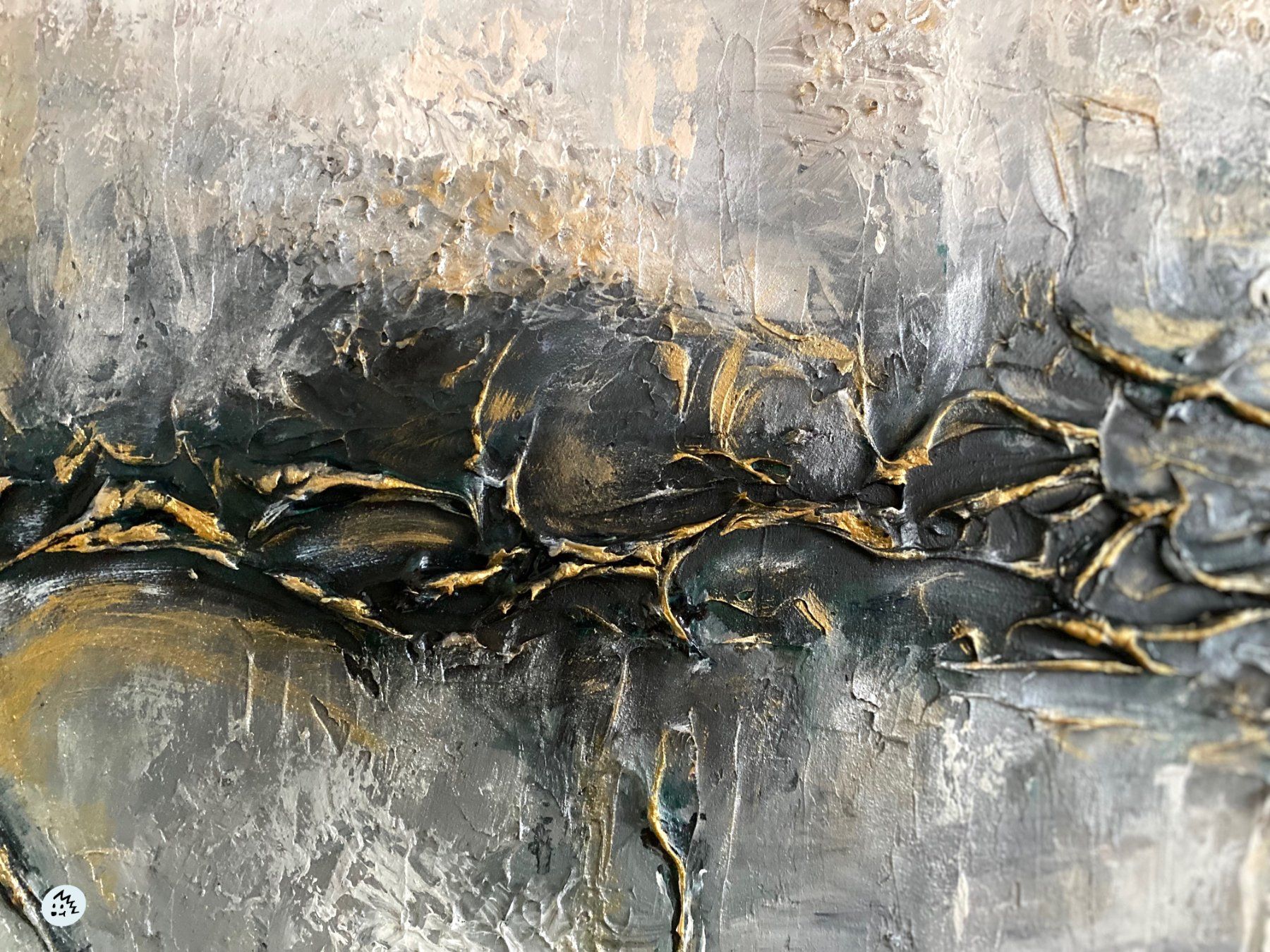 Gemälde: Gemälde abstrakt, Acryl auf Leinwand – Neu und originalverpackt aus Fanas von Omibia 4