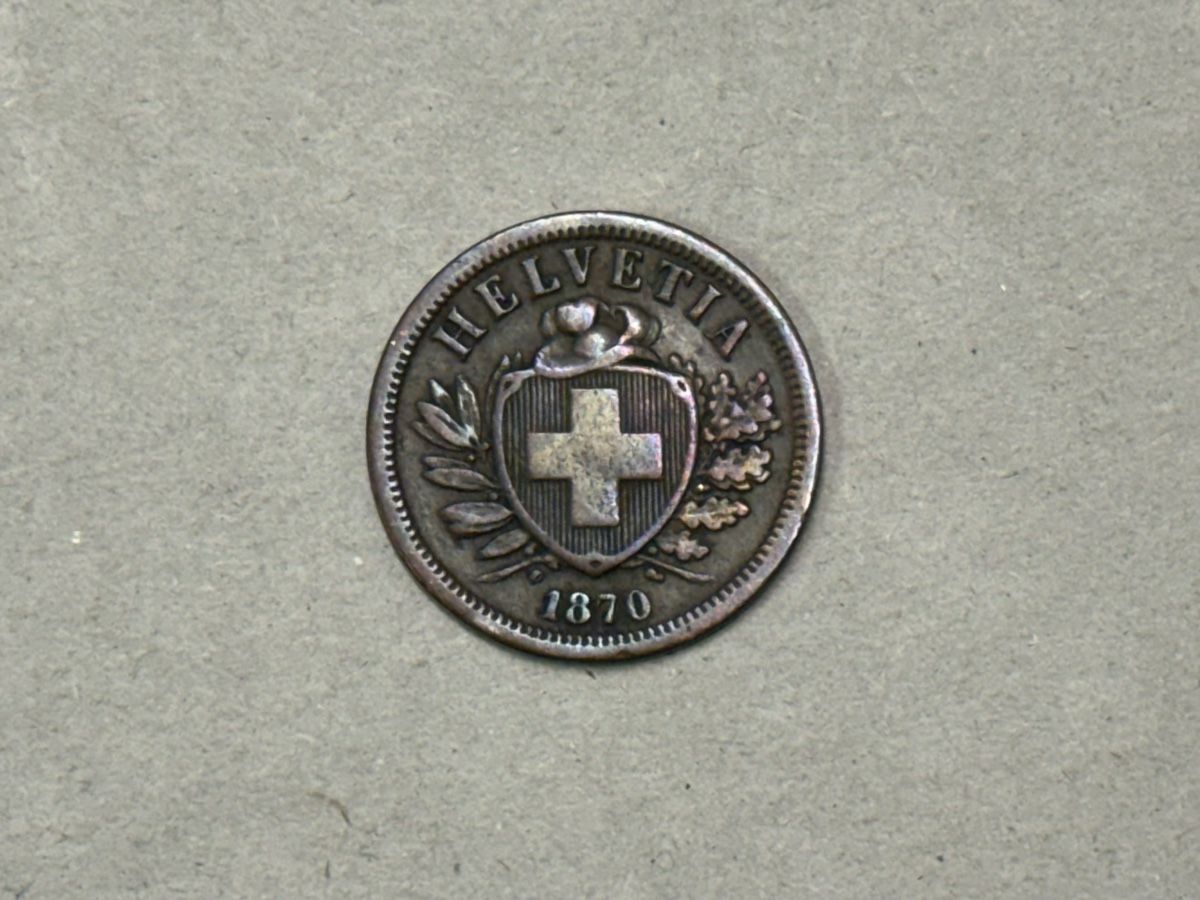 Toutes les monnaies: Schweiz 2 Rappen 1870 – D'occasion à Zürich par daki81 1
