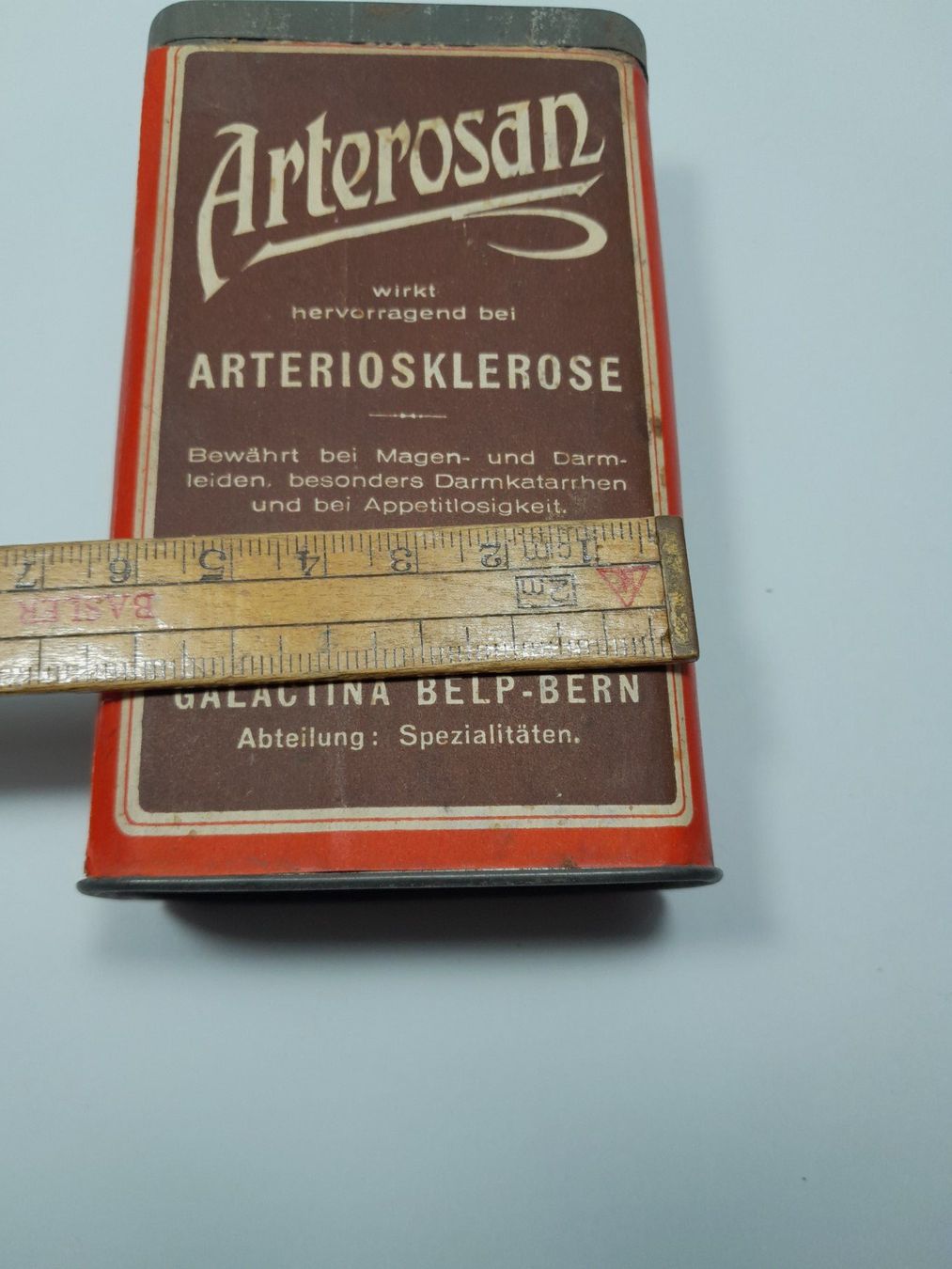 Barattoli: Vintage Blechdose - Arterosan  - Galactina Belp-Bern – Usato da Männedorf venduto da Bel-view 7