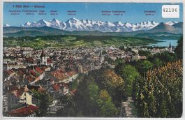 Biel-Bienne - Vue generale - Litho