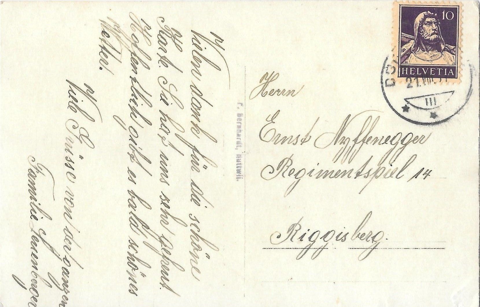 Cartoline postali: Dürrenroth Gesamtansicht – Usato da Olten venduto da clotaldi 1