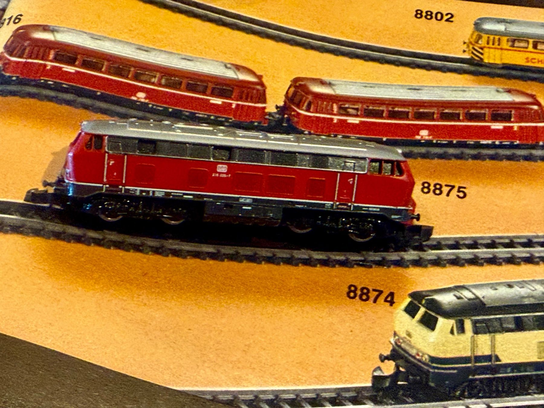 Märklin Modellini di ferrovie: DB, Br 216, Märklin 8875 – Difettoso da Chexbres venduto da rochecolombe 2