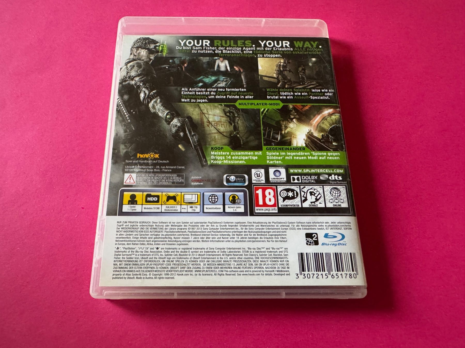 Sony Spiele: SPLINTER CELL BLACKLIST SPIEL FÜR PS3 – Gebraucht aus Hägendorf von Briansgameshop 2
