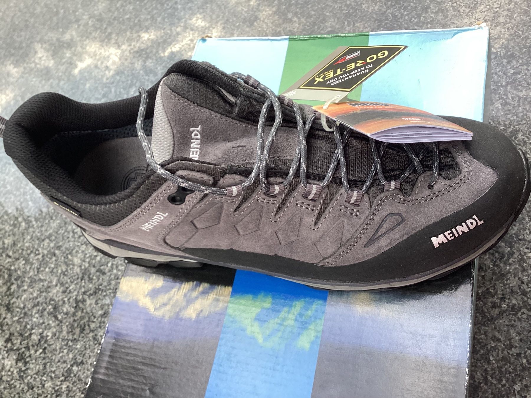 Meindl Scarpe da uomo: Meindl Herren Goretex Wanderschuhe Outdoorschuhe – Nuovo (secondo la descrizione) da Flüelen venduto da ne08 2