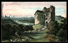 AK Habsburg, Schloss Habsburg, Stammschloss des Österreichis