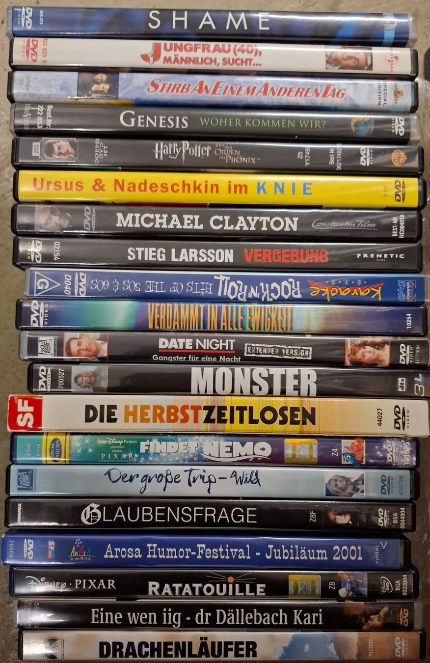 Tutti i DVDs: 130 verschiedene dvd – Usato da Zürich venduto da Loubol 1