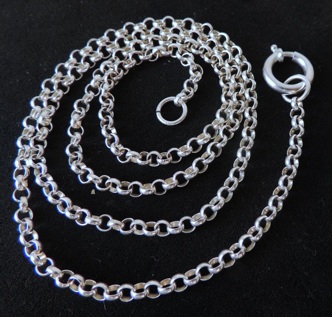 Catenine: Silber 925 Erbsen Halskette 65 cm / 4 mm – Usato da Waldenburg venduto da schaller707 1