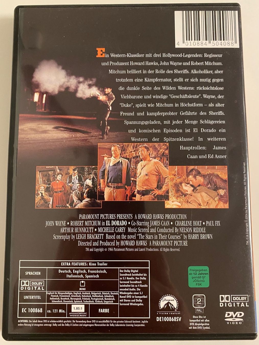 Alle DVDs: El Dorado von Howard Hawks mit John Wayne, Robert Mitchum – Gebraucht aus Zürich von m7lx 1