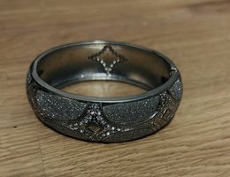 Armreif Silber glitzern