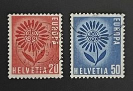1964 Europa Briefmarken ʘ 410, 411