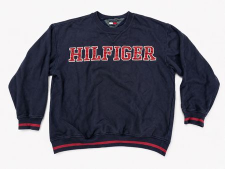 Tommy Hilfiger Pullover Navy L – Vintage Sweater