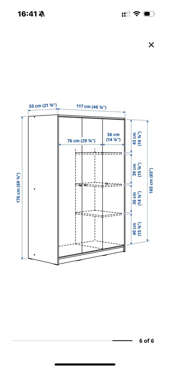 Ikea Guardaroba: Kleiderschrank IKEA KLEPPSTAD  – Usato da Basel venduto da sop_277f 3