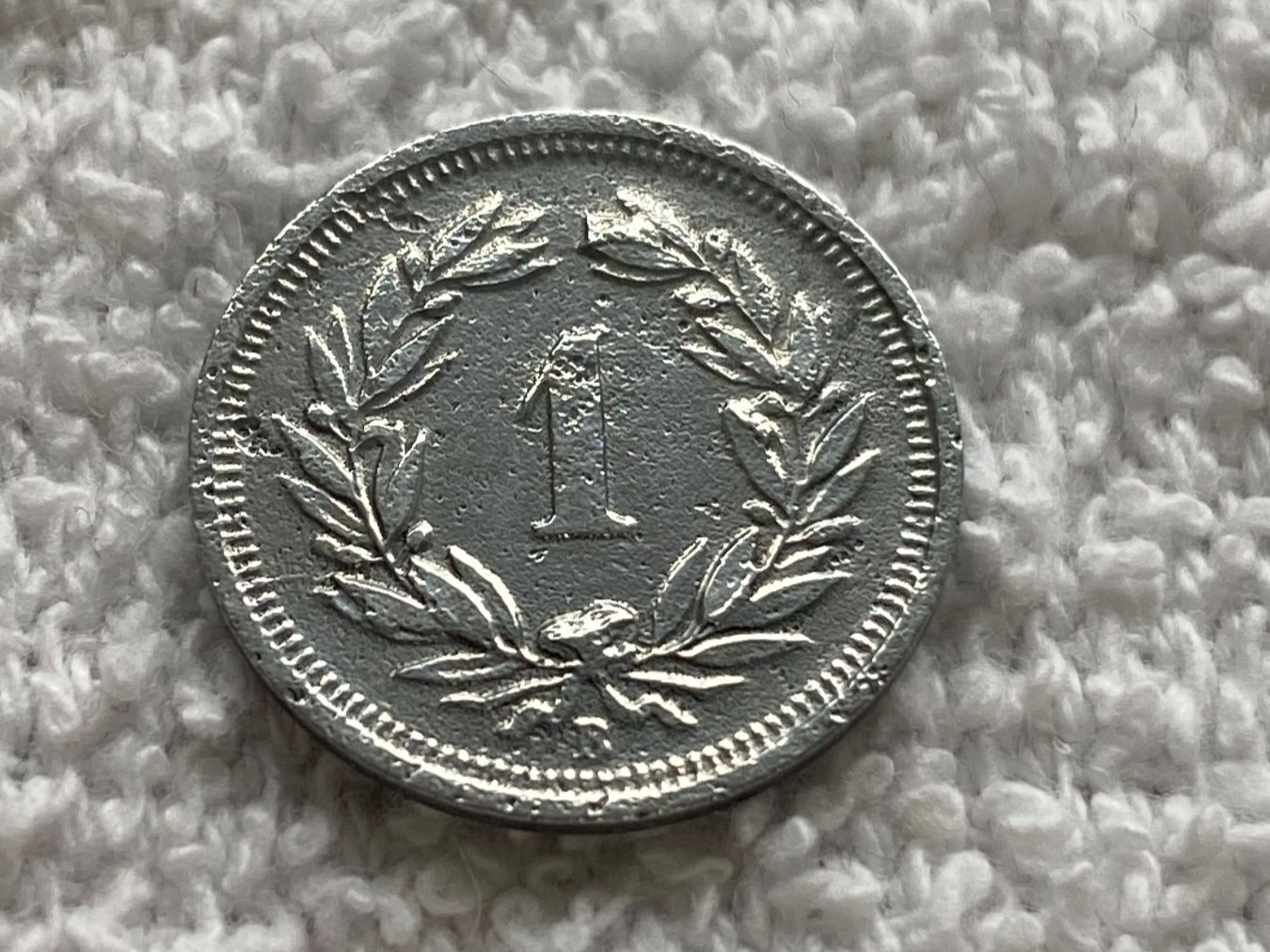Tutti le monete: 1 centime/rappen 1944 abart – Usato da Nyon venduto da Ilmi09 1