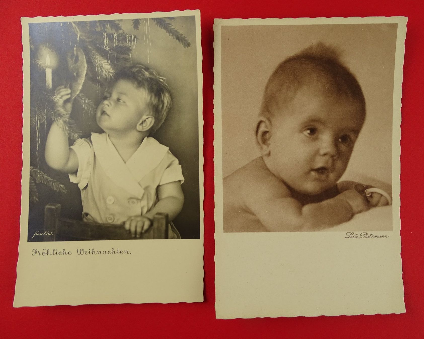 Cartoline postali: KINDER, 4 KITSCHKARTEN, FOTOS – Usato da Grüningen venduto da Kartenlaube 1