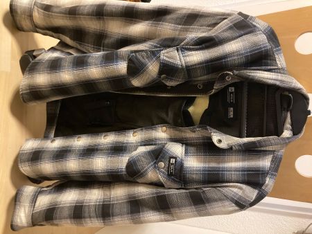 Merlin karierte Motorradjacke Grösse M – Guter Zustand,