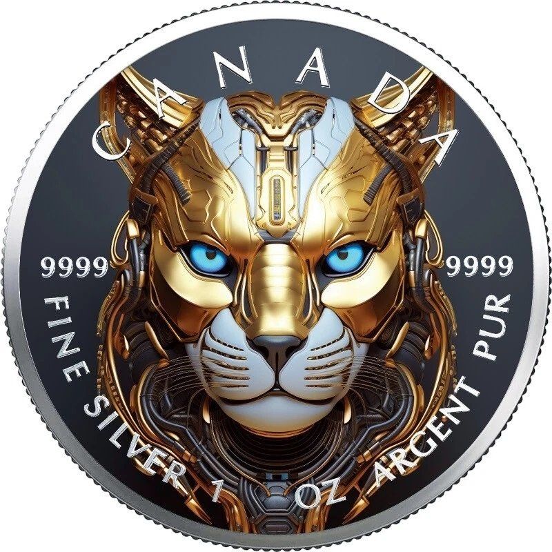 Tutti le monete: Maschine Beasts CAT Katze Maple Leaf 2025 /1 OZ SILBER-COLOR – Nuovo (secondo la descrizione) da Wetzikon ZH venduto da Nicki6