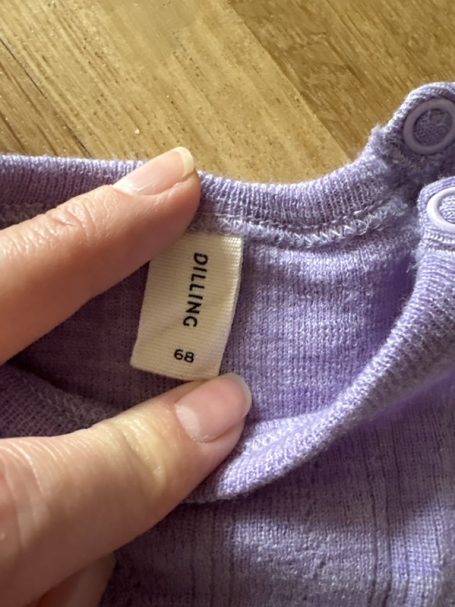 Dilling Biancheria intima: Dilling Merinowolle Body Lila – Usato da Zürich venduto da Evesophie 1