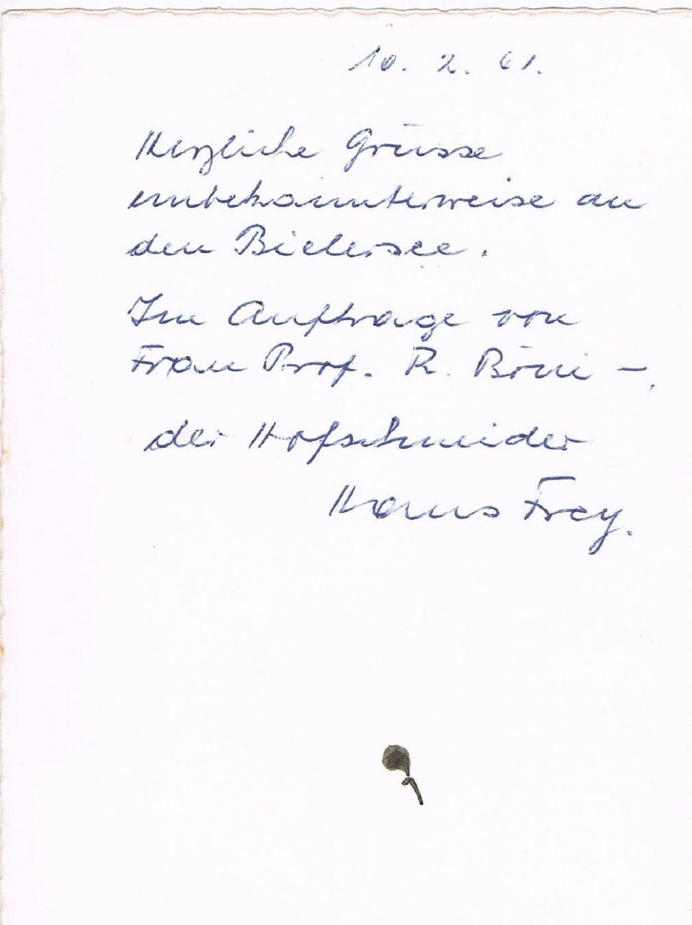 Cartoline postali: Schneider, gezeichnete Karikatur als AK – Usato da Buchs AG venduto da Baerfisch 1