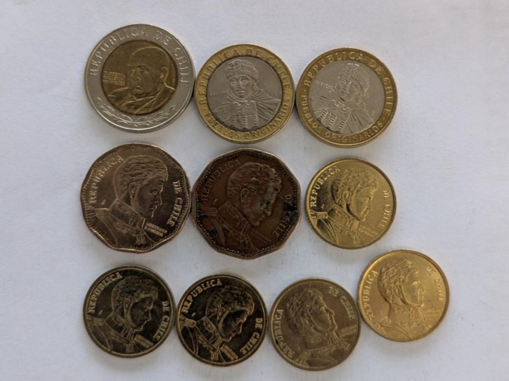 Alle Münzen: Chile circulating coins,delivery end of Oct – Gebraucht aus Porrentruy von routard