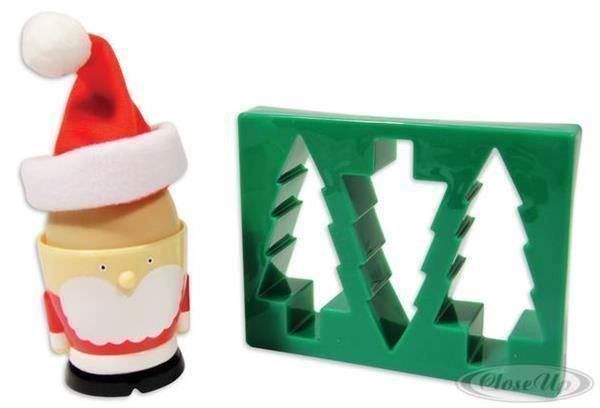 Altre Stoviglie: Weihnachtsmann Eierbecher und Toastercut – Nuovo e nell'imballaggio originale da Ennetbürgen venduto da open24shop
