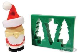 Weihnachtsmann Eierbecher und Toastercut