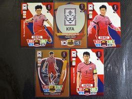 PANINI - Adrenalyn XL Qatar 22 / 5x Südkorea Karten ⚽️