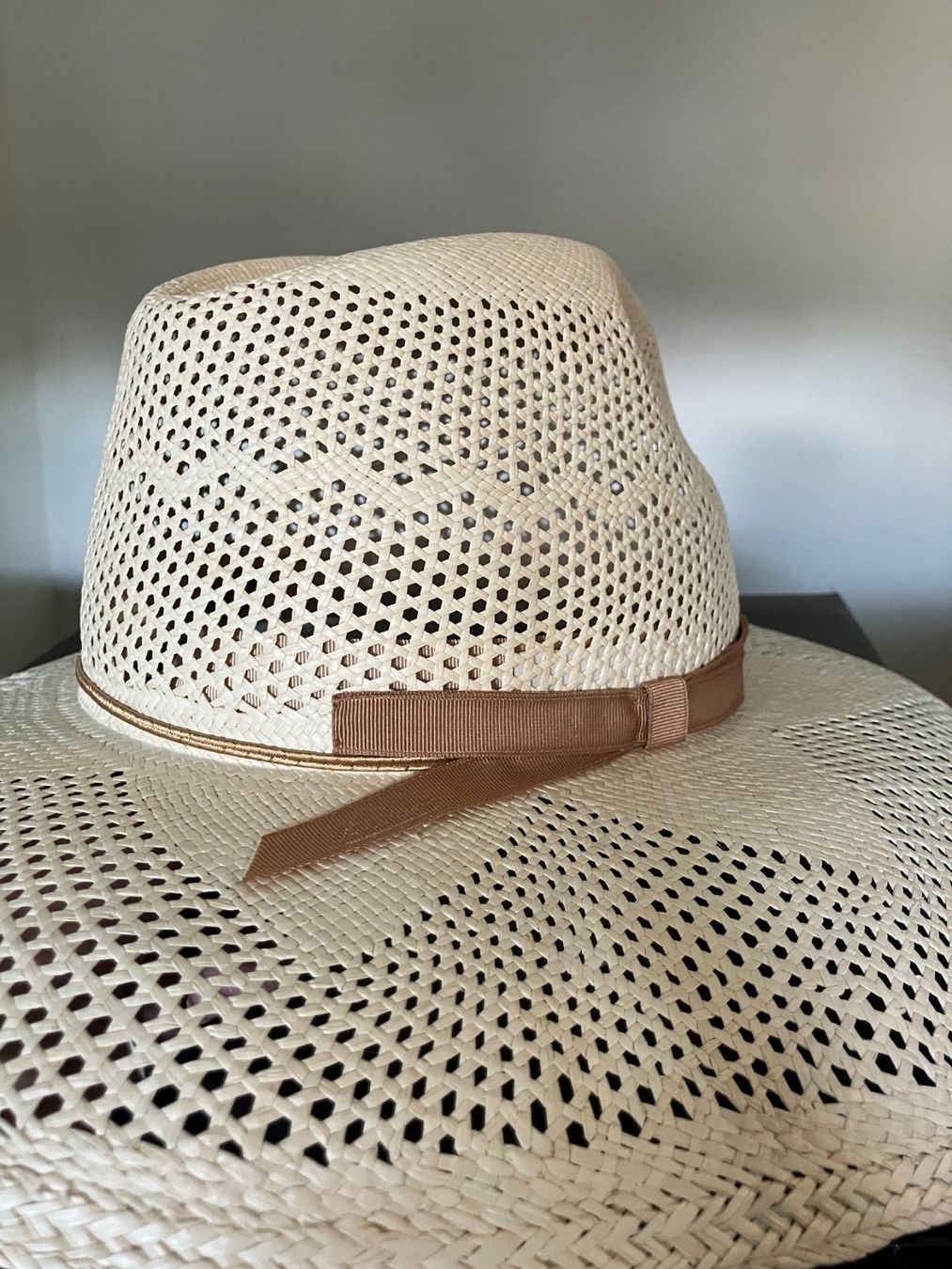 Borsalino Copricapi, berretti & cappellini: New Borsalino straw hat Gr. L – Nuovo e nell'imballaggio originale da Zürich venduto da DrODrMo 6