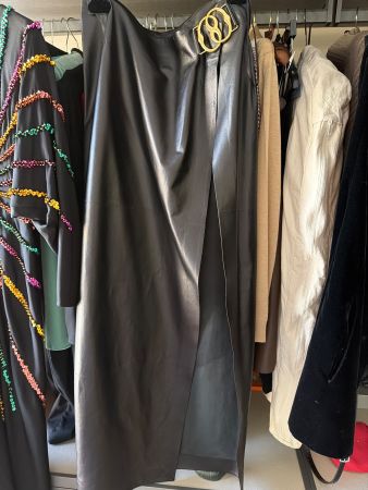 Bally Leder Maxi Rock